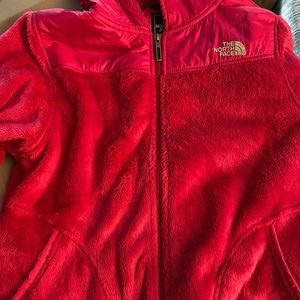 The North Face Pink Zip up cozy jacket